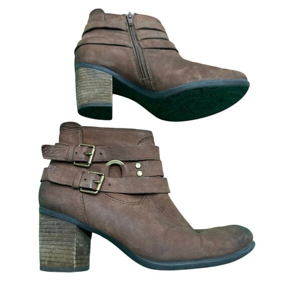 Josef Seibel Brown leather Britney 02 ankle boots 37 (US 6) Made in Germany - Picture 3 of 16